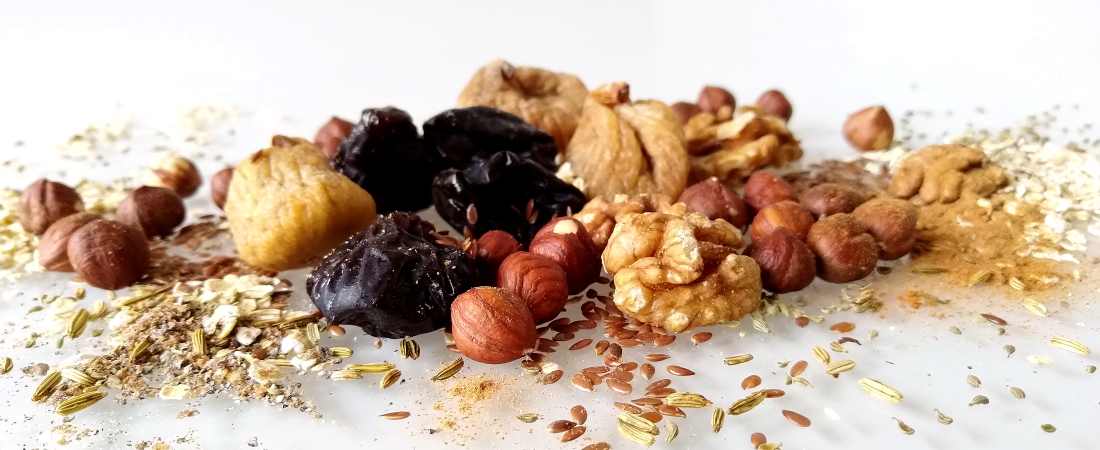  Ingrediënten voor de Crunchy granola met een Puur Westerwolds tintje