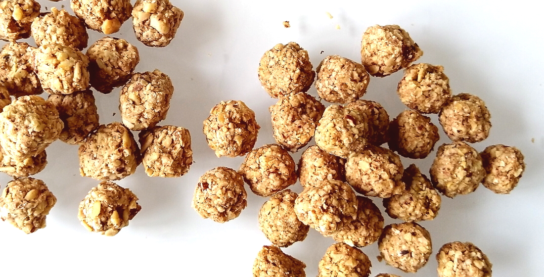 Granola cereal balletjes, granola ontbijtgranen