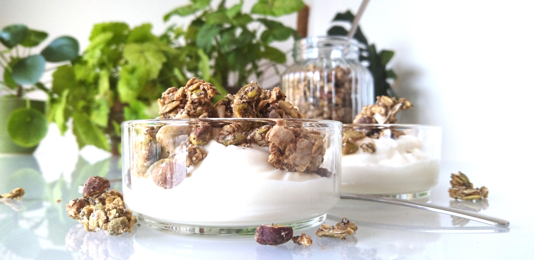 Granola met zuurdesem discard